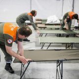 La protection civile aidera notamment à mettre en place des structures d'accueil pour les réfugiés venus d'Ukraine (archives).